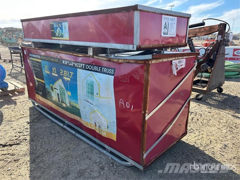 HIlls Industrial 30 ft x 40 ft x 22 ft Heavy Duty Jeklene gradbene konstrukcije