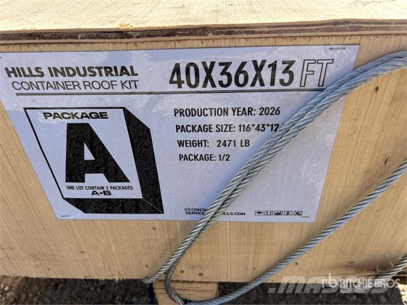  HIlls Industrial 364013 36 ft x 40 ft x 13 ft Cont معدات البناء - غير ذلك