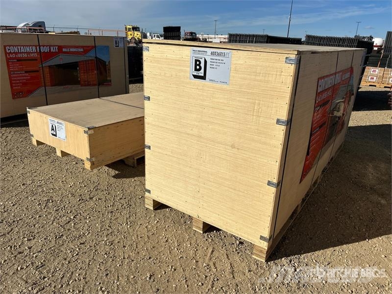 HIlls Industrial 364013 36 ft x 40 ft x 13 ft Cont Sonstige Baumaschinen