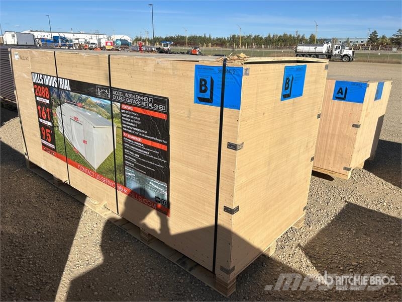 HIlls Industrial 365613 x 13 ft Double Garage Meta Stålrammmer