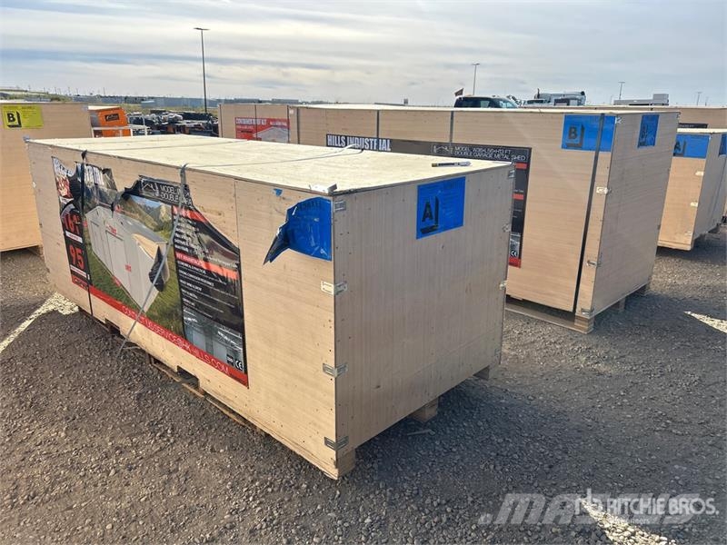 HIlls Industrial 365613 x 13 ft Double Garage Meta Hangar