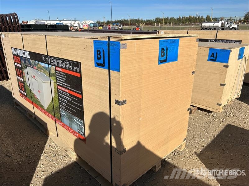 HIlls Industrial 365613 x 13 ft Double Garage Meta Hangar