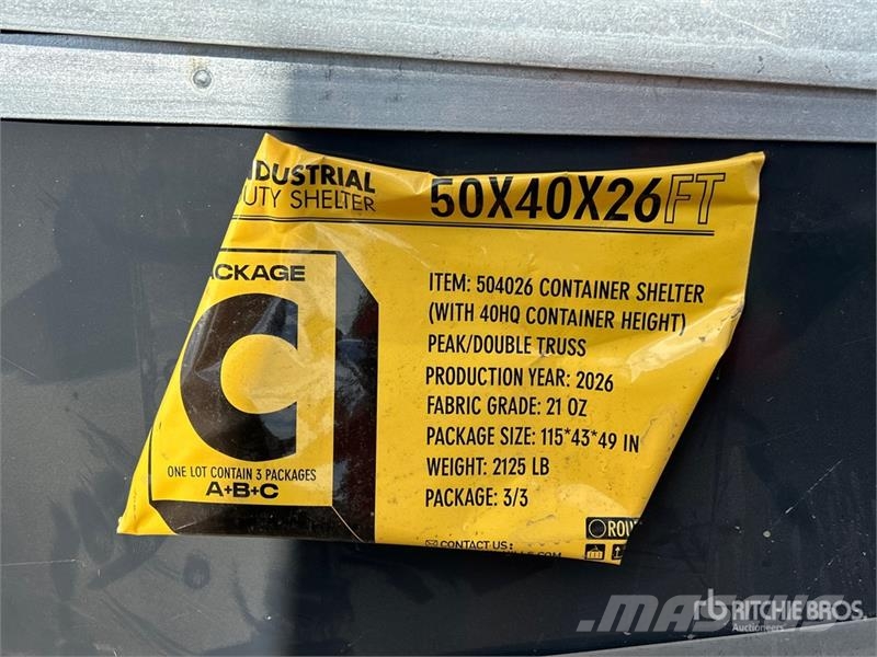 HIlls Industrial 504026 50 ft x 40 ft Container Sh Строительная техника - Другие