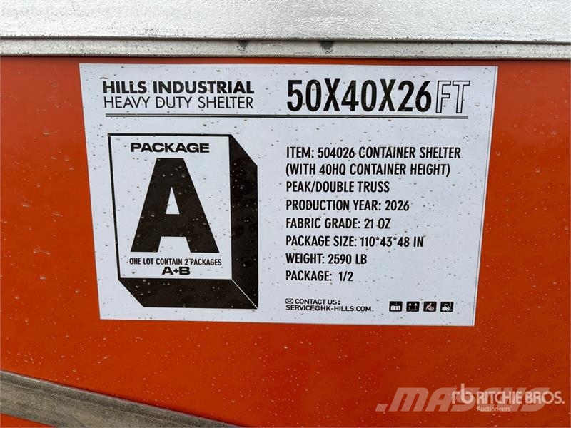 HIlls Industrial 504026 x 26 ft Container Shelter Строительная техника - Другие