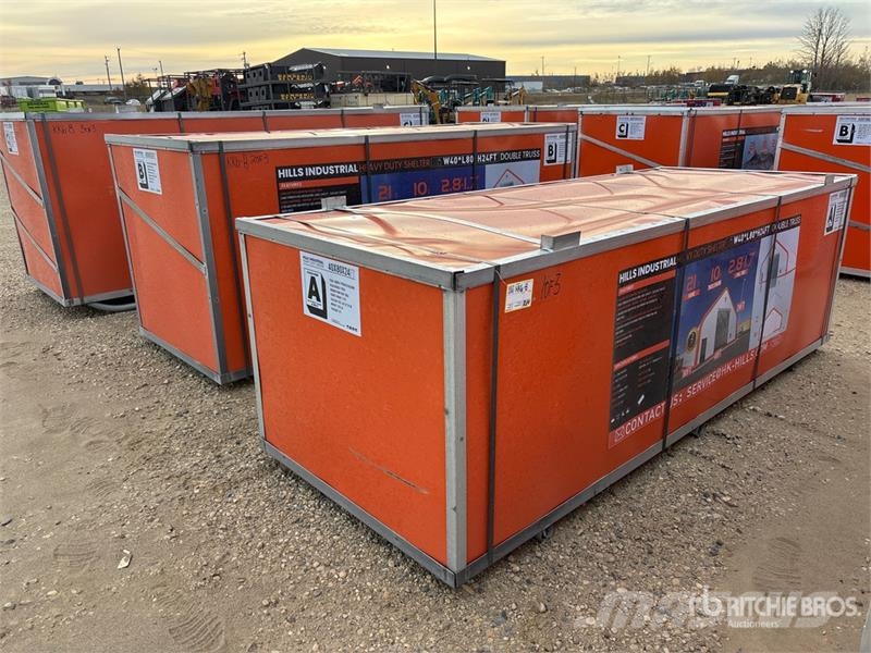  HIlls Industrial 804024 40 ft x 80 ft x 24 ft Stor Стальные каркасные здания