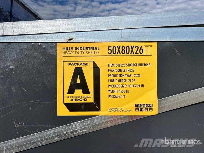  HIlls Industrial 805026 50 ft x 80 ft Storage Buil Стальные каркасные здания