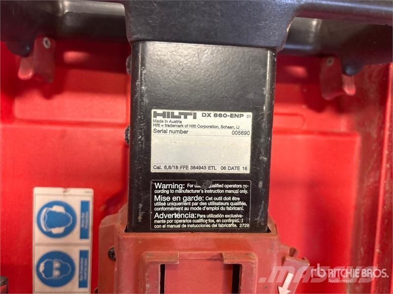 Hilti MX 860-ENP Powder Actuated Nailer 其他組件