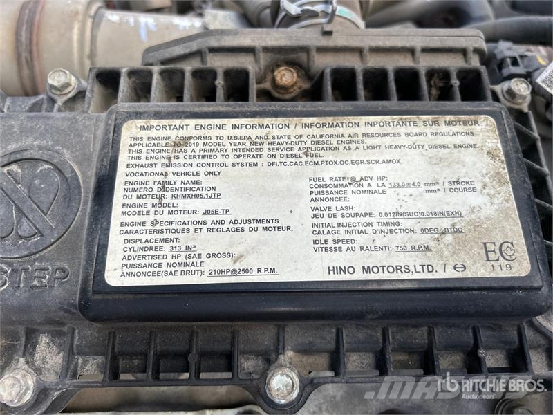 Hino 195 Camiones caja cerrada