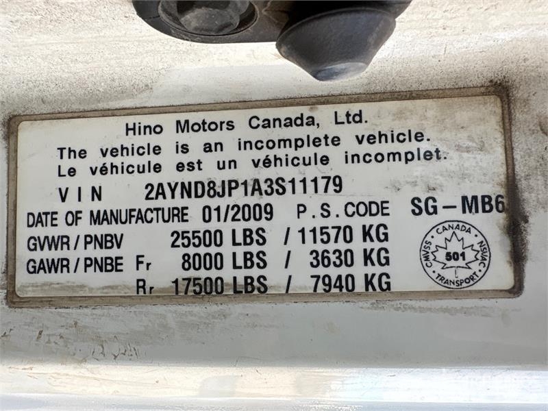 Hino 258 Kabine i unutrašnjost