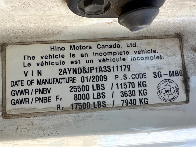 Hino 258 Kabine i unutrašnjost