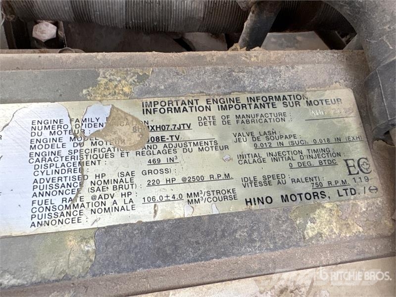 Hino 258 Kabine i unutrašnjost