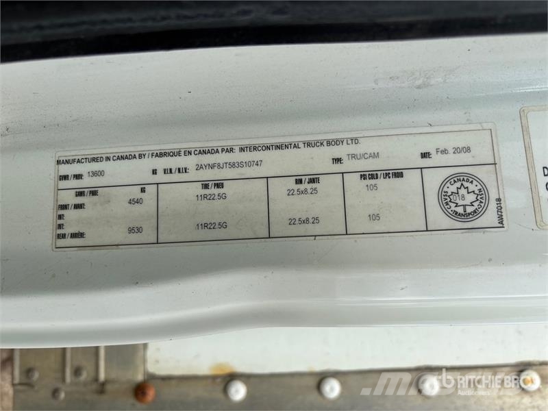 Hino 308 탑차 트럭