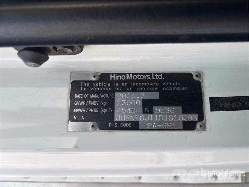 Hino 308 شاحنات ذات هيكل صندوقي