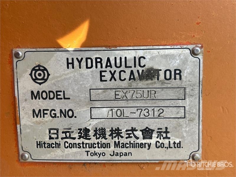 Hitachi EX75UR Tracked Excavator Bageri gusjeničari