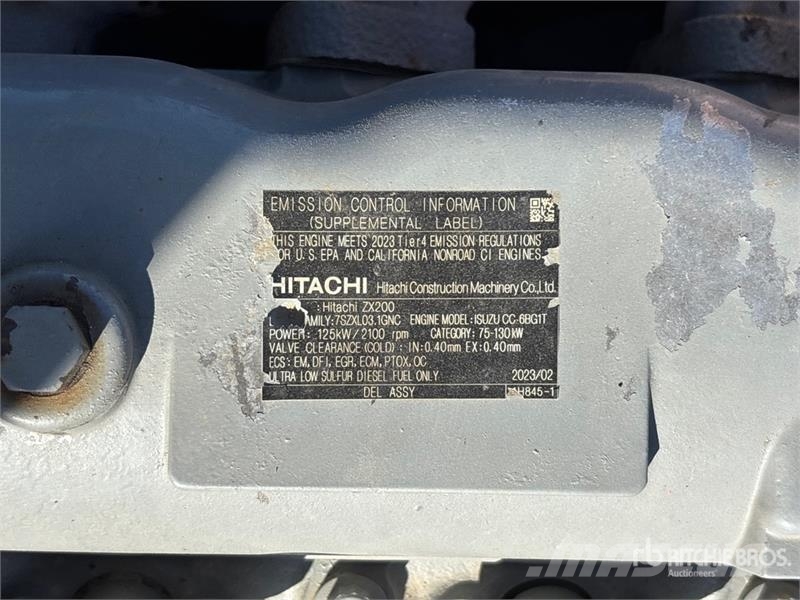 Hitachi ZX-200-LC Tracked Excavator Bageri gusjeničari