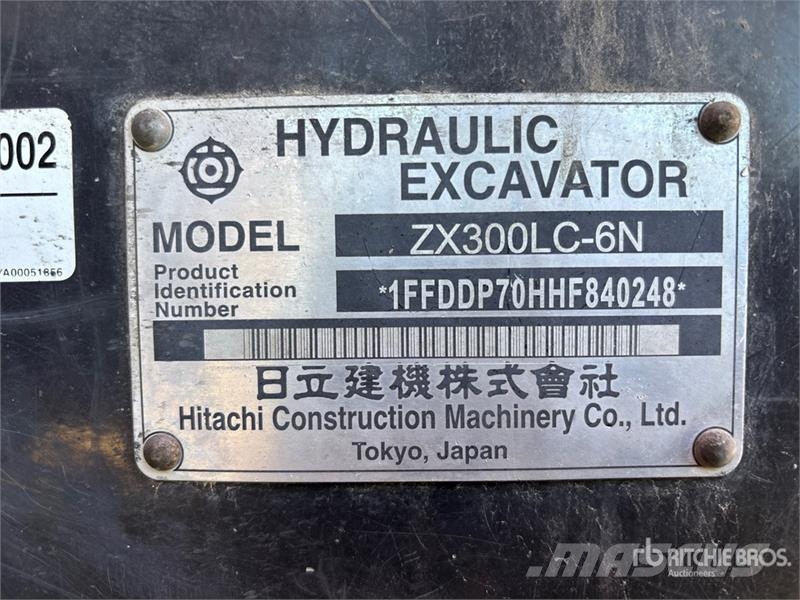 Hitachi ZX300LC-6N Tracked Excavator Bageri gusjeničari