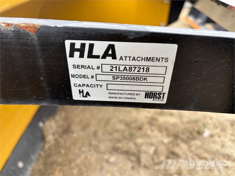 HLA 3500 94 in Skid Steer Snow Pusher حراثات ونصول الجليد