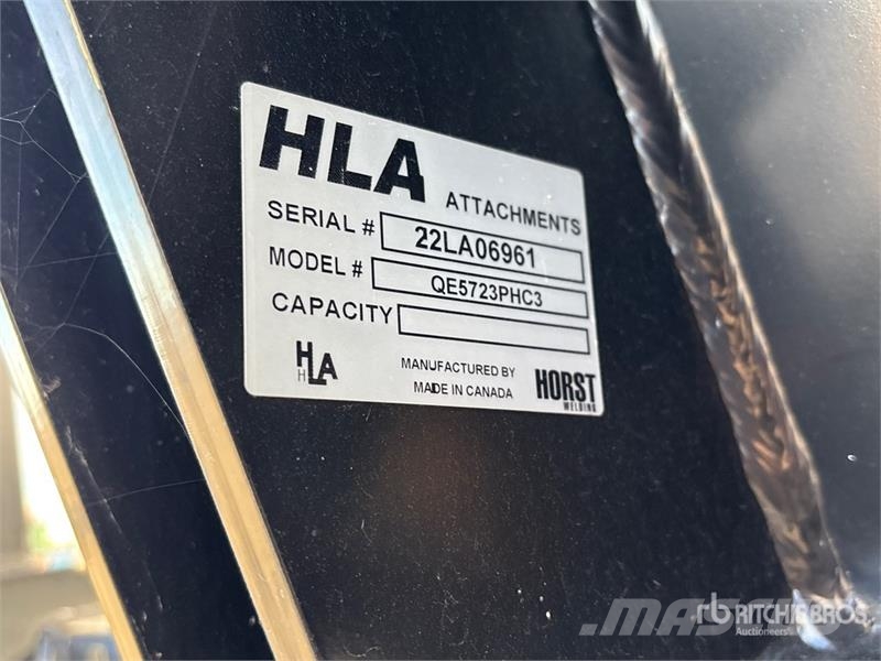 HLA QE5723PHC3 43 in 5 Prong 3-Point Hitch Bale Spear Kiti naudoti traktorių priedai