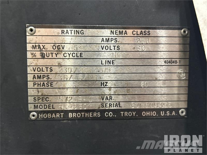 Hobart RC-250 100 A Mobile Multi-Process Electric Welder Schweissgeräte
