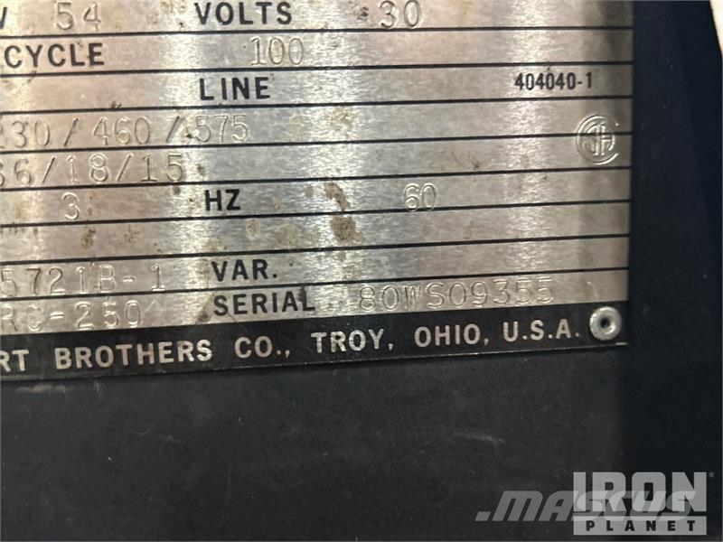 Hobart RC-250 100 A Mobile Multi-Process Electric Welder Schweissgeräte