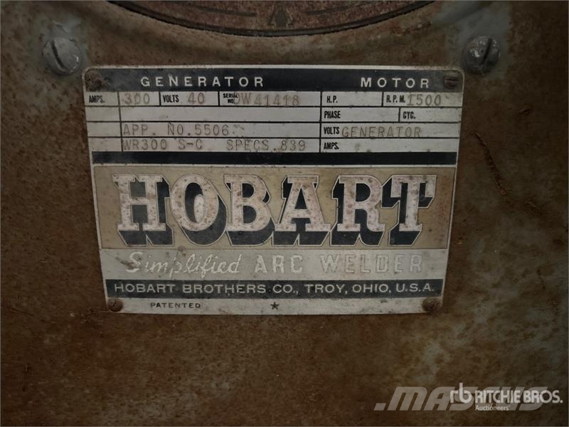 Hobart Stick Engine Driven Welder Soldadoras