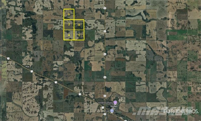 Holden AB NE 4-50-16-W4 160 +/- Acres on Title Farmland Lantbruk - Övrigt
