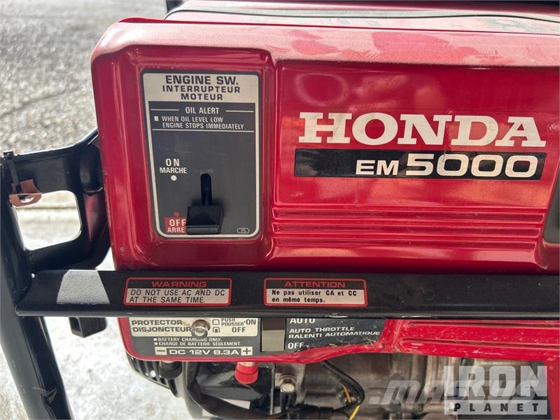 Honda EM5000 Portable Generator Set Otros generadores