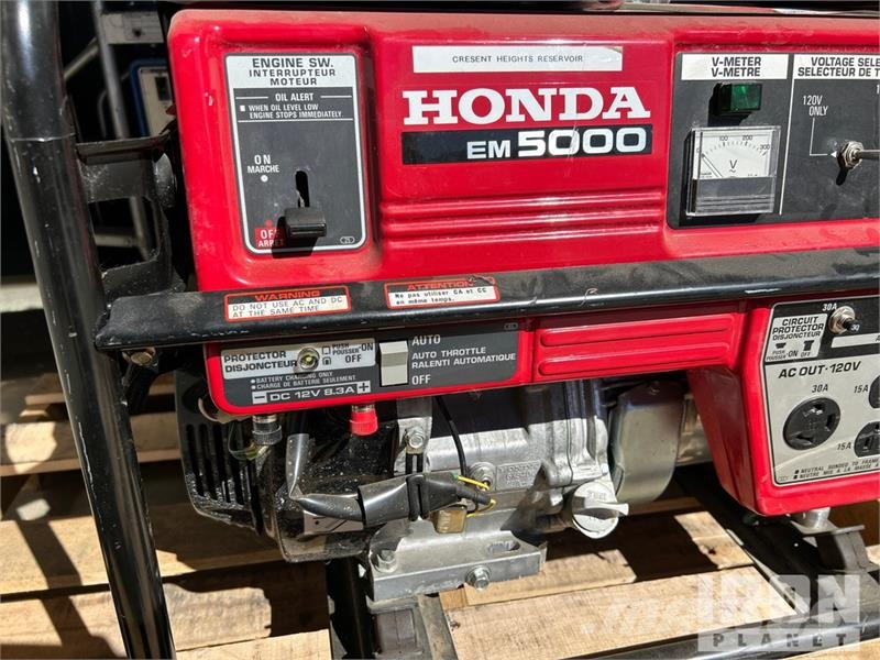 Honda EM5000 Portable Generator Set Otros generadores