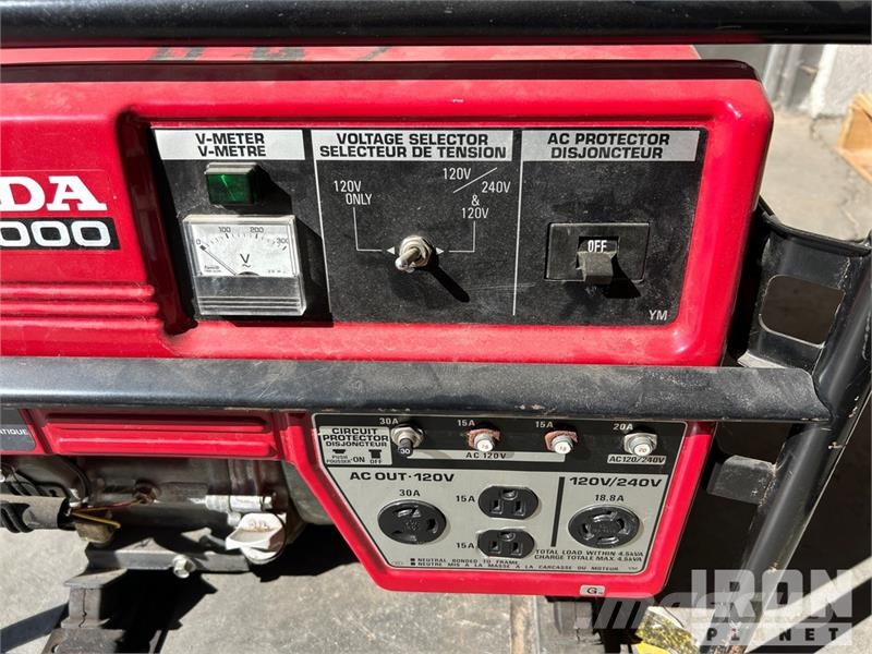 Honda EM5000 Portable Generator Set Otros generadores