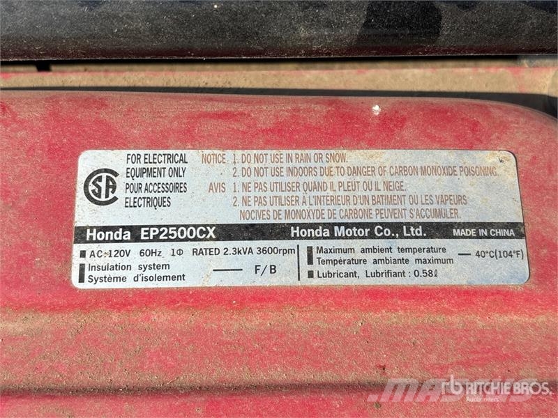 Honda EP2500CX 2.5 kW Portable Generator Set Other Generators