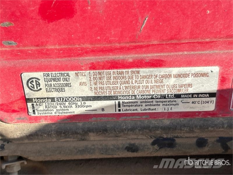 Honda EU7000 5.5 kVA Generator Set Diesel Generatoren