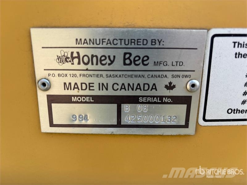 Honey Bee 994 25 ft Draper Combine Header 콤바인 헤드