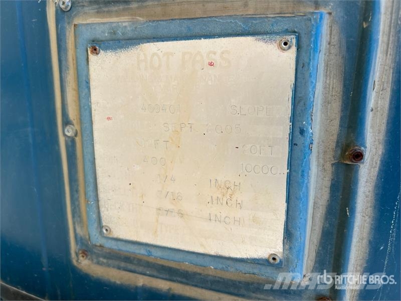  Hot Pass 400 bbl Skid Mounted Steel Tank Depósitos de combustible y aditivos