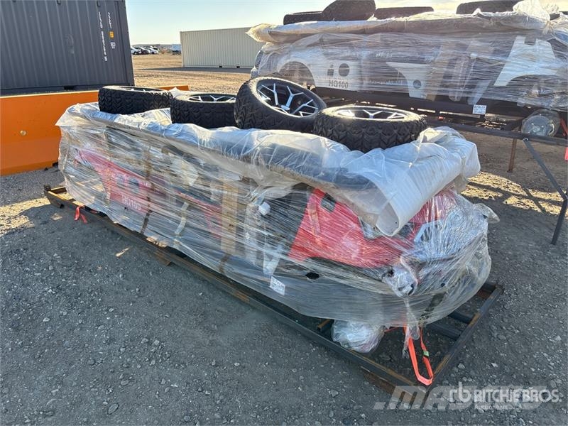HQ100 Electric Red Six-Seater Golf Cart (Unused) Golf arabalari