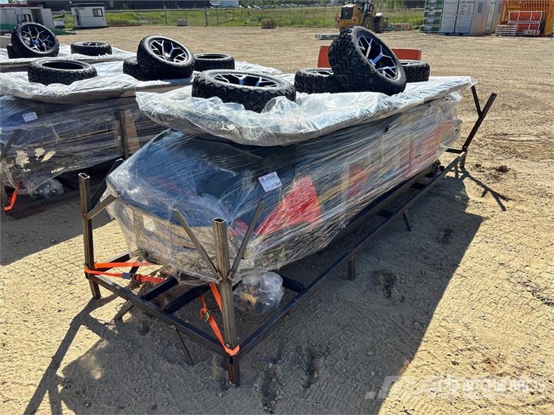  HQ100 Electric Red Six-Seater Golf Cart (Unused) Golf carts