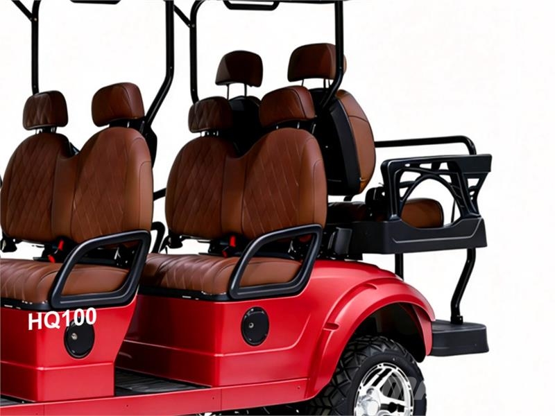  HQ100 Electric Red Six-Seater Golf Cart (Unused) Golfo vežimėliai