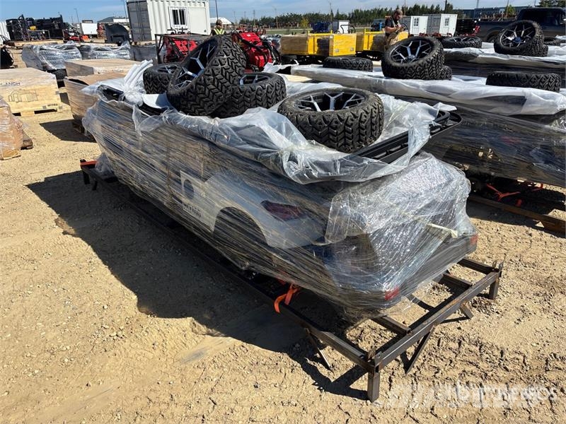  HQ100 Electric White Six-Seater Golf Cart (Unused) 골프 카트