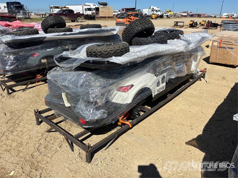  HQ100 Electric White Six-Seater Golf Cart (Unused) 골프 카트