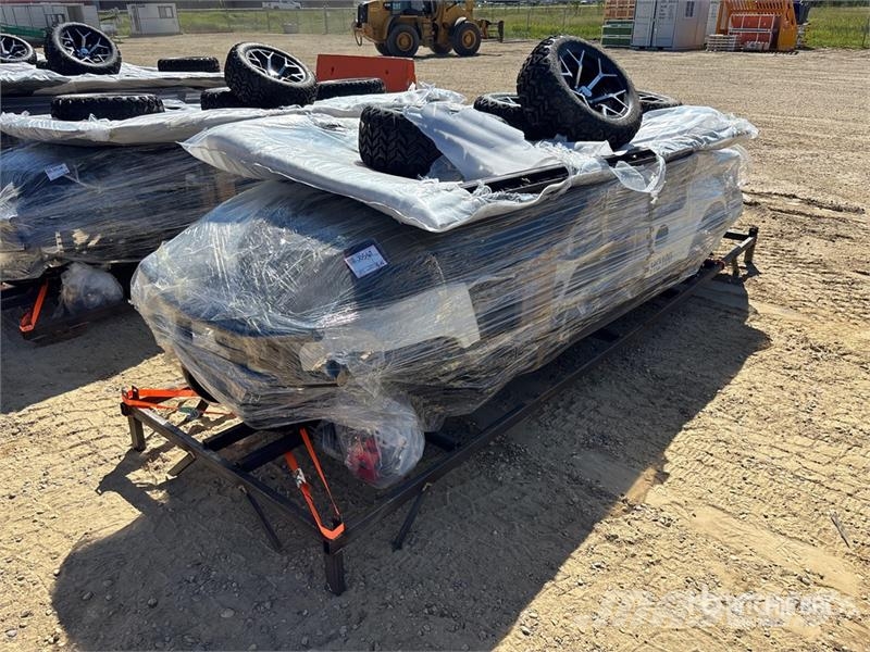  HQ100 Electric White Six-Seater Golf Cart (Unused) 골프 카트