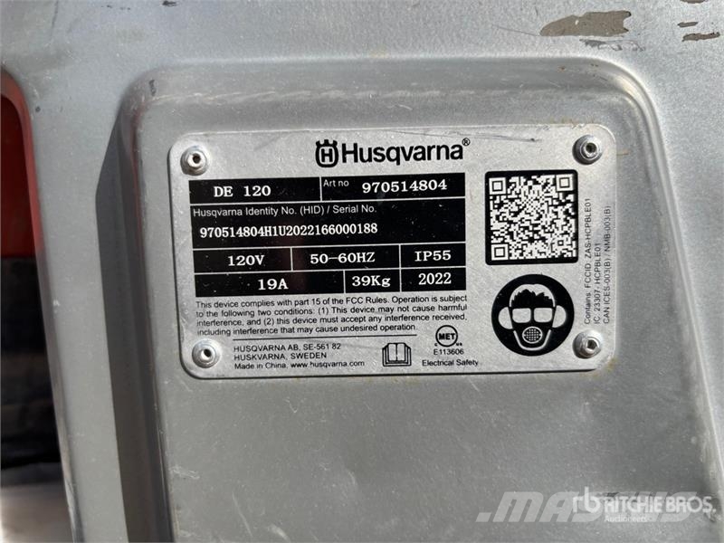 Husqvarna DE120 Dust Collector Κατασκευές - Άλλα