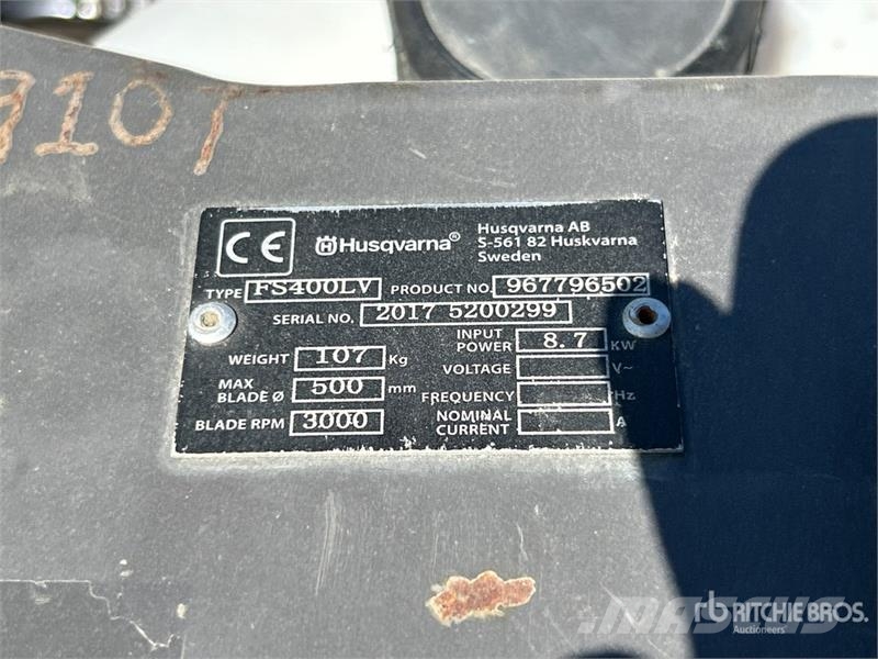 Husqvarna FS100LV Concrete Floor Saw Construcción - Otros