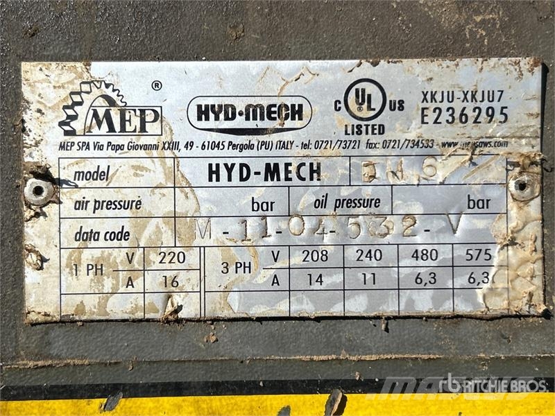  Hyd-Mech DM-6 Band Saw Építőipar - Egyebek