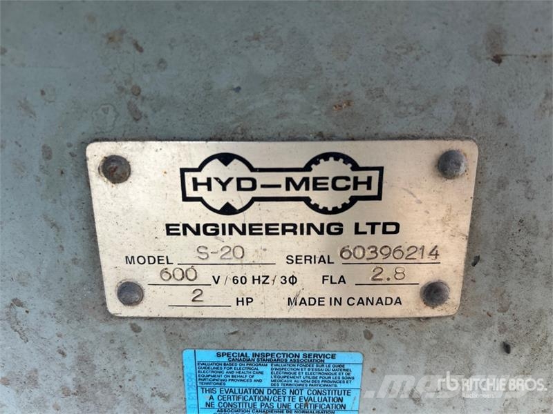  Hyd-Mech S-20 Band Saw Būvniecība- Citi