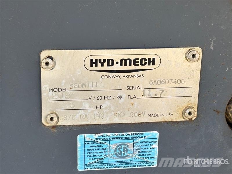 Hyd-Mech S-20 Series Metal Saw Andre komponenter