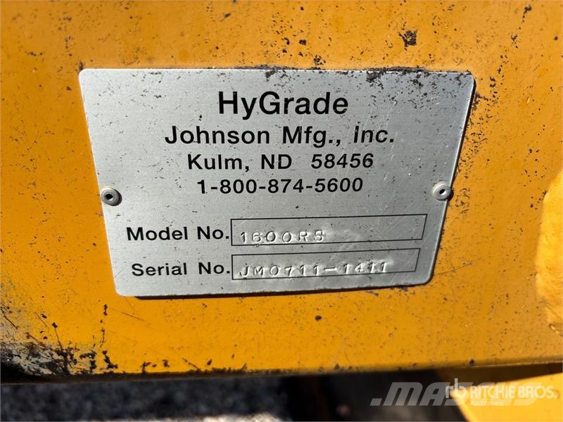 HyGrade 1600RS 16 ft Pull Grader Egyéb alkatrészek