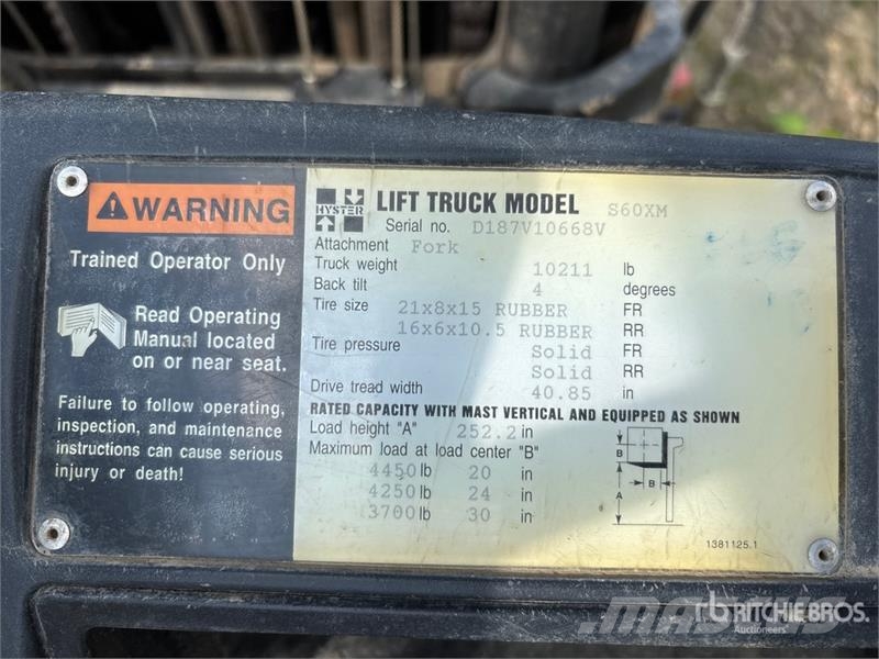 Hyster S60XM Strivuitoare-altele