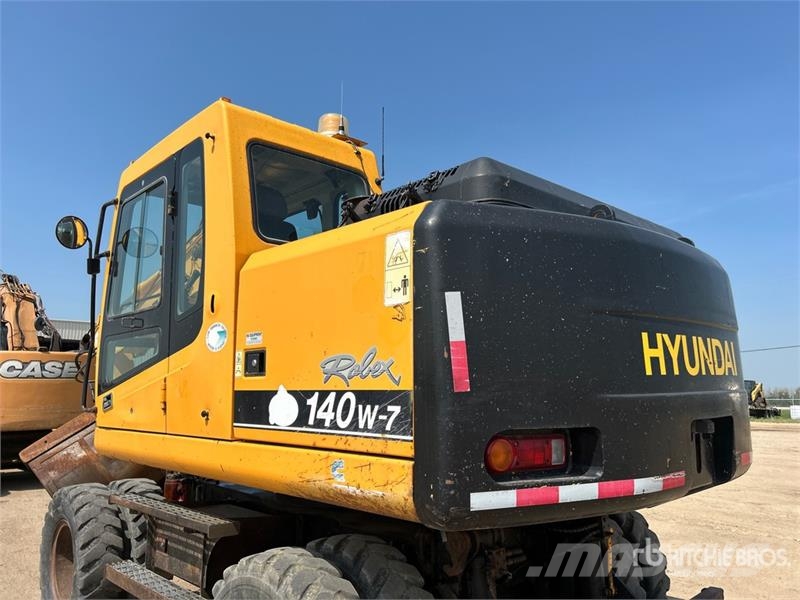 Hyundai 140W-7 Wheel Excavator Колёсные экскаваторы