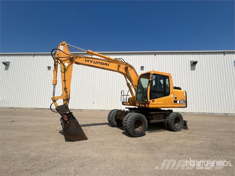 Hyundai 140W-7 Wheel Excavator Колёсные экскаваторы