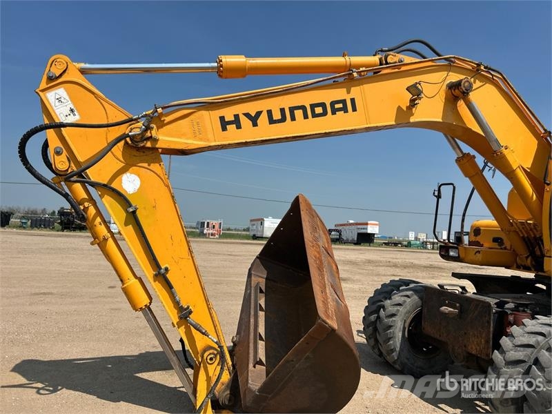 Hyundai 140W-7 Wheel Excavator Excavadoras de ruedas