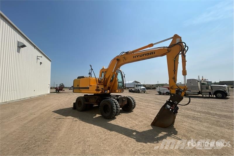 Hyundai 140W-7 Wheel Excavator Excavadoras de ruedas